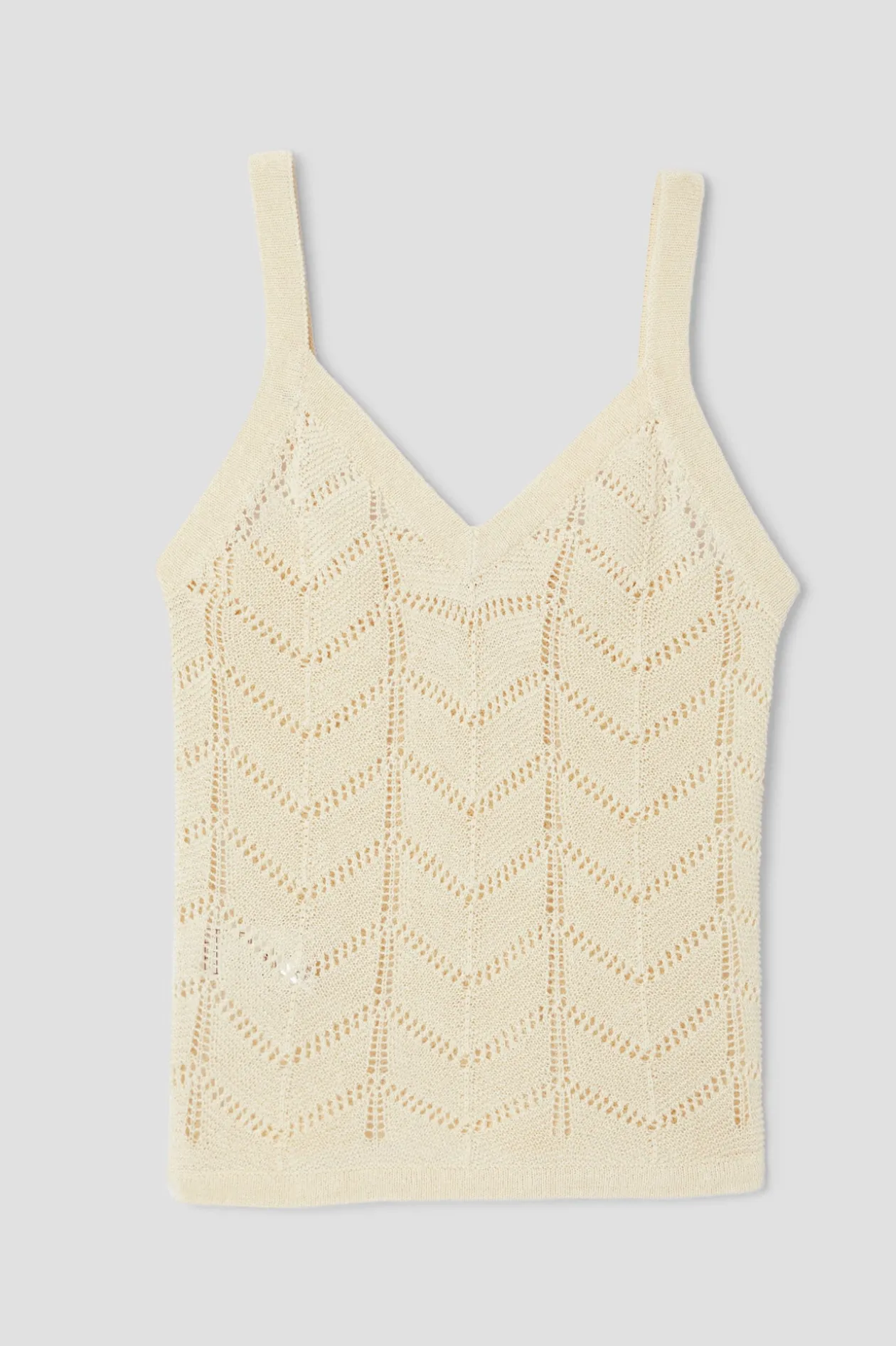 Promod Débardeur en crochet Femme - Ecru Best