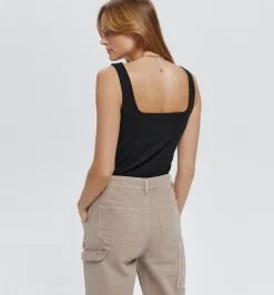 Promod Débardeur en jersey Femme - Noir Hot