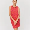 Promod Débardeur en jersey jacquard - Imprimé rose Imprimérose Discount