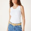 Promod Débardeur marcel côtelé Femme - Blanc Store