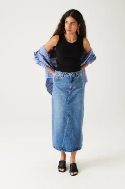 Promod Débardeur marcel côtelé Femme - Noir Flash Sale