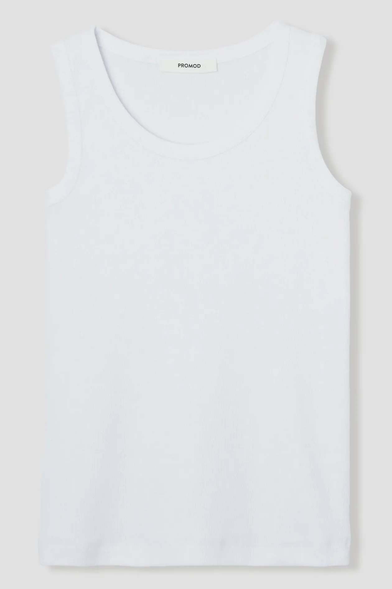 Promod Débardeur marcel côtelé Femme - Blanc Store