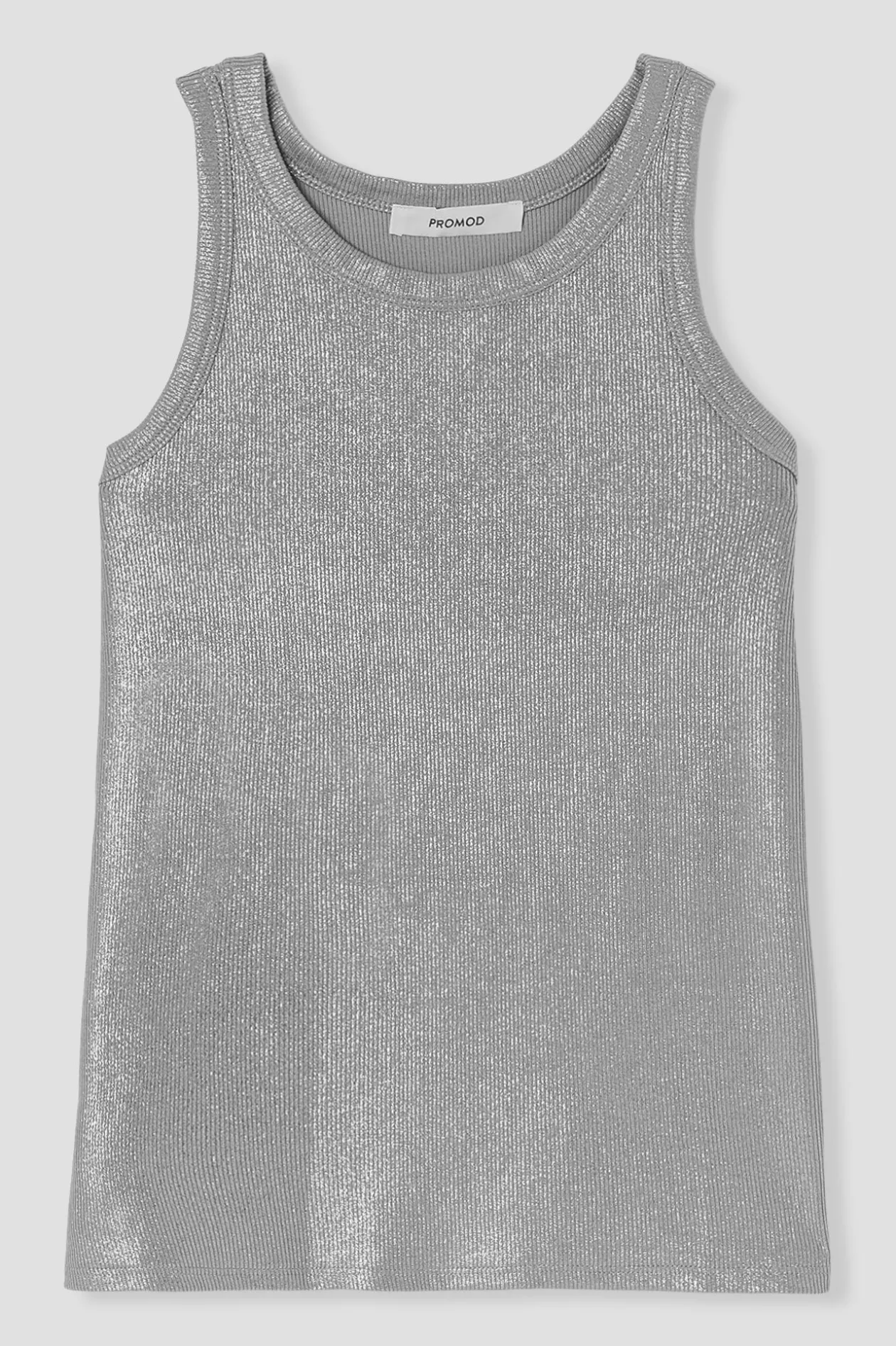Promod Débardeur pailleté Femme - Gris clair Grisclair Outlet