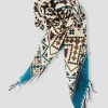 Promod Echarpe folk tissée Femme - Imprimé écru Impriméécru Best Sale
