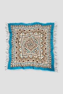 Promod Echarpe folk tissée Femme - Imprimé écru Impriméécru Best Sale