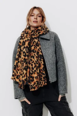 Promod Echarpe léopard Femme - Imprimé camel Imprimécamel Online