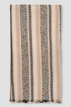 Promod Echarpe tissé folk Femme - Imprimé écru Impriméécru Cheap