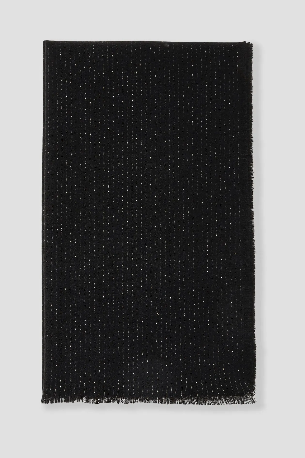 Promod Echarpe unie irisée Femme - Noir Sale