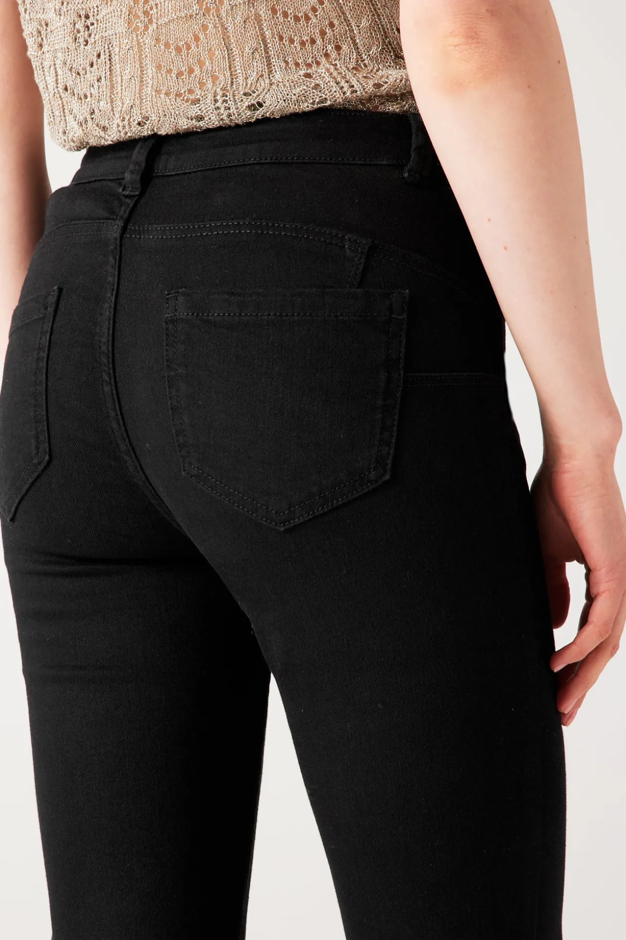 Promod ERNEST jean skinny push up - Noir Discount