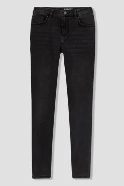 Promod ERNEST jean skinny push up - Jean noir Jeannoir Cheap