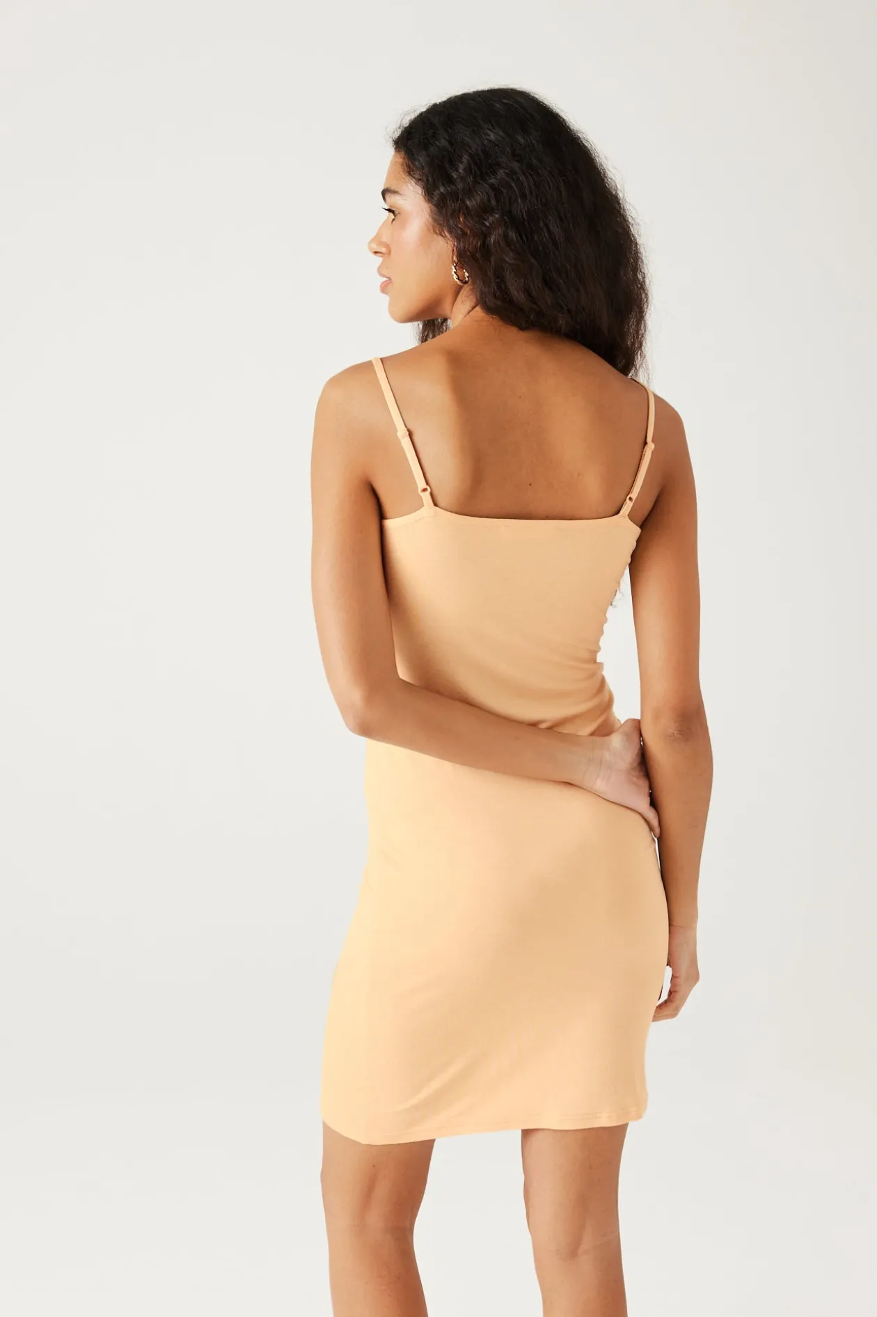 Promod Fond de robe courte Femme - Saumon Shop