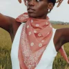 Promod Foulard bandana strassé - Vieux rose Vieuxrose Clearance