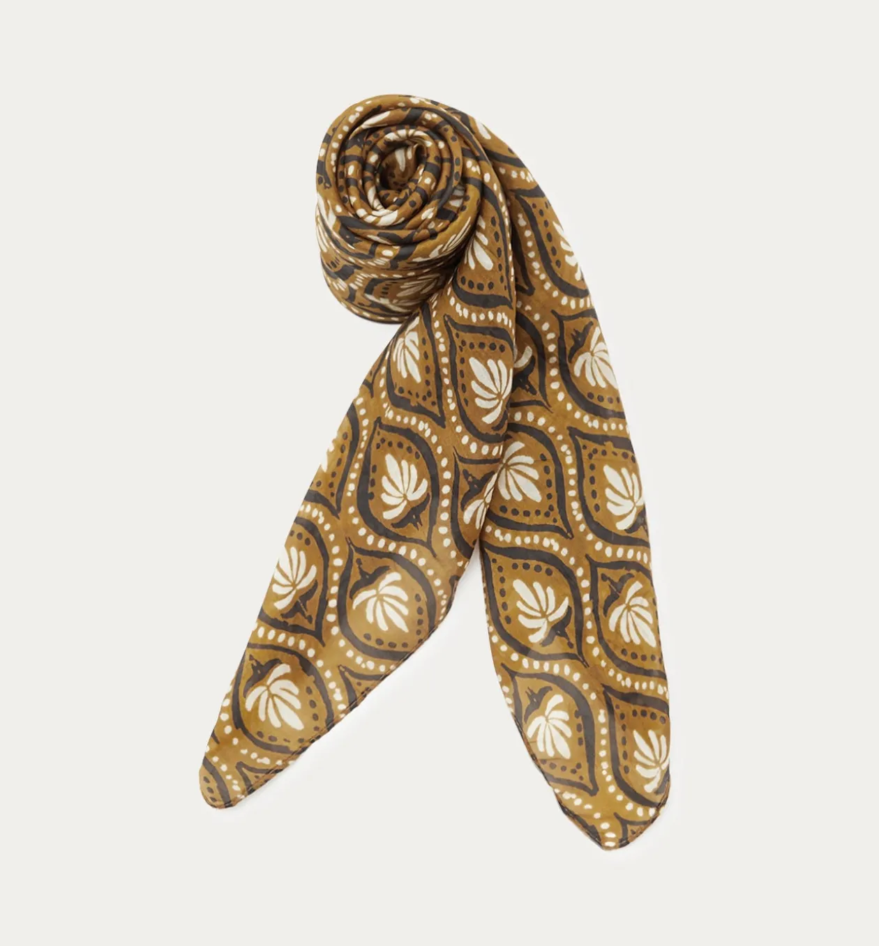 Promod Foulard en soie imprimée - Bronze Outlet