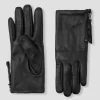 Promod Gants en cuir Femme - Noir Sale