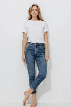 Promod GASTON jean slim cropped Femme - Jean moyen Jeanmoyen Fashion