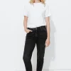 Promod GASTON jean slim cropped Femme - Noir New