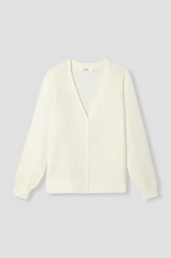 Promod Gilet col V détail dentelle - Ecru New