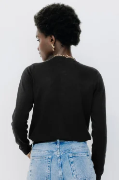 Promod Gilet fin boutonné écoconçu - Noir Store