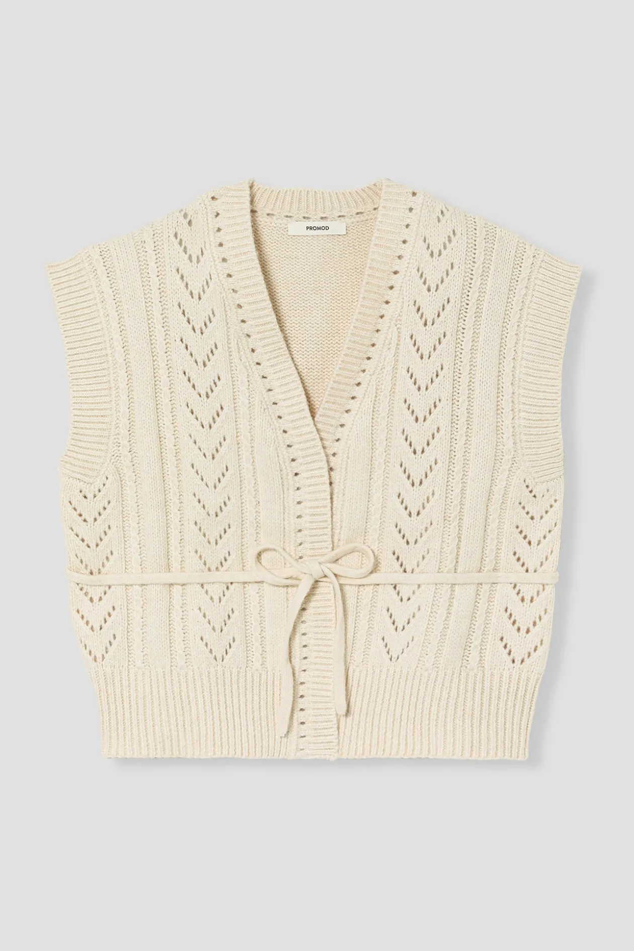 Promod Gilet sans manches Femme - Ecru New