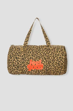 Promod Grand sac bowling léopard - Imprimé camel Imprimécamel Sale