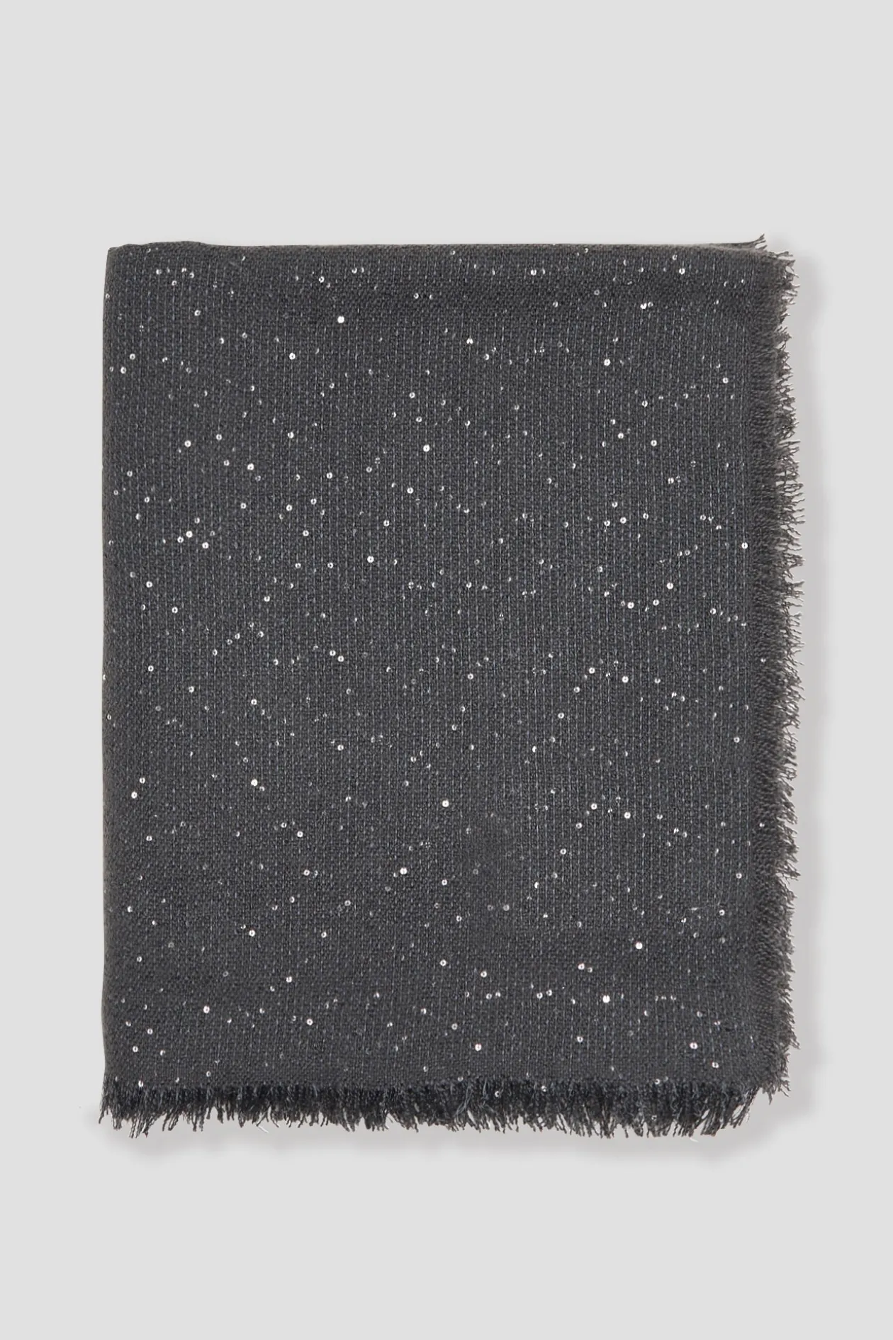 Promod Grande écharpe irisée - Gris foncé Grisfoncé Sale