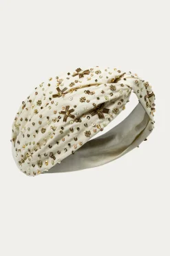 Promod Head-band perlé Femme - Ecru Best Sale