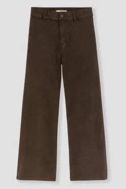 Promod HECTOR pantalon large Femme - Chocolat Fashion