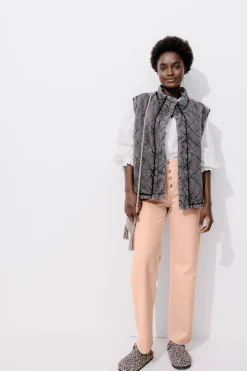 Promod Jean à braguette boutonnée - Saumon clair Saumonclair Sale