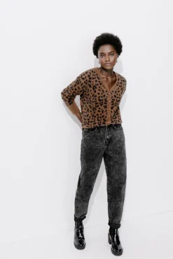 Promod Jean balloon taille haute - Noir Discount