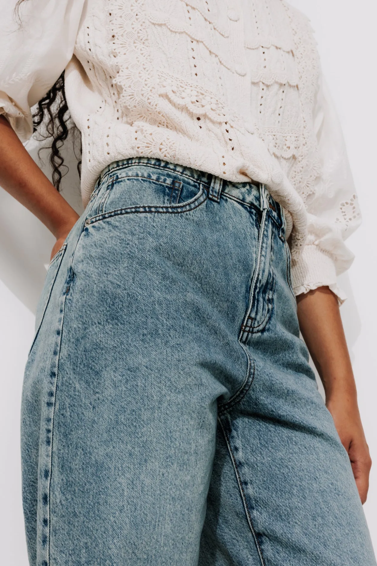 Promod Jean balloon taille haute - Jean clair Jeanclair Store