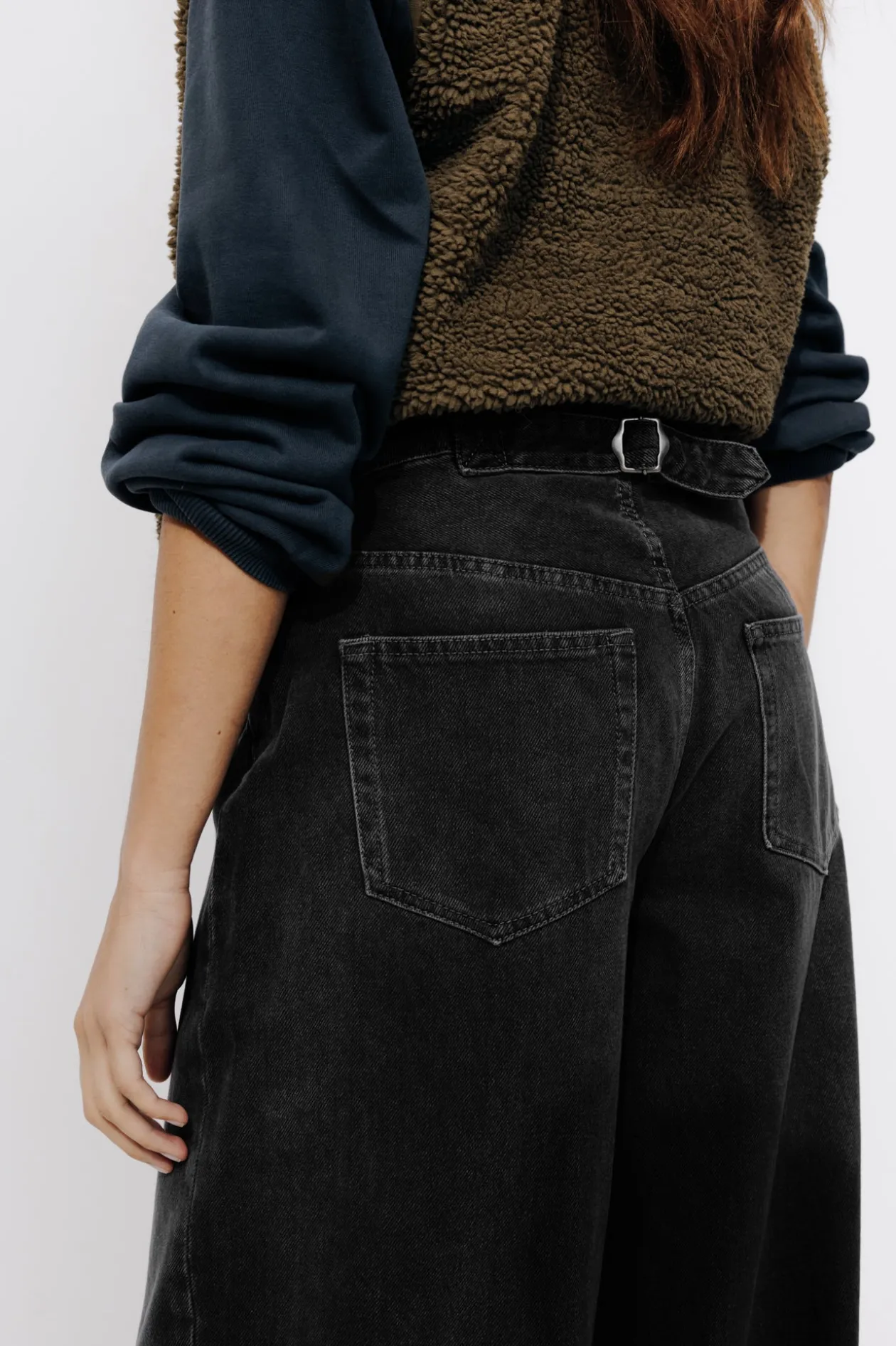 Promod Jean balloon taille haute - Noir Best