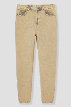 Promod Jean balloon teinté Femme - Jaune Discount