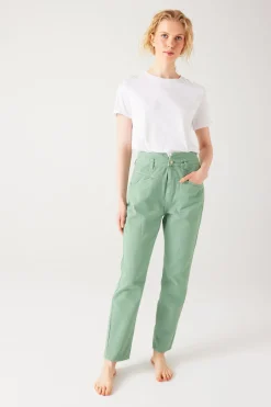 Promod Jean de couleur MARCEL - Turquoise Discount