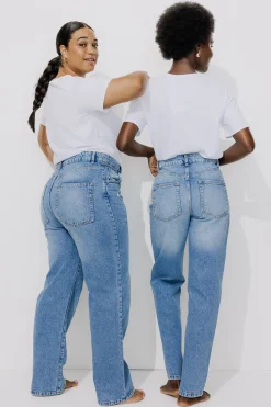 Promod Jean droit taille haute Femme - Jean clair Jeanclair Online