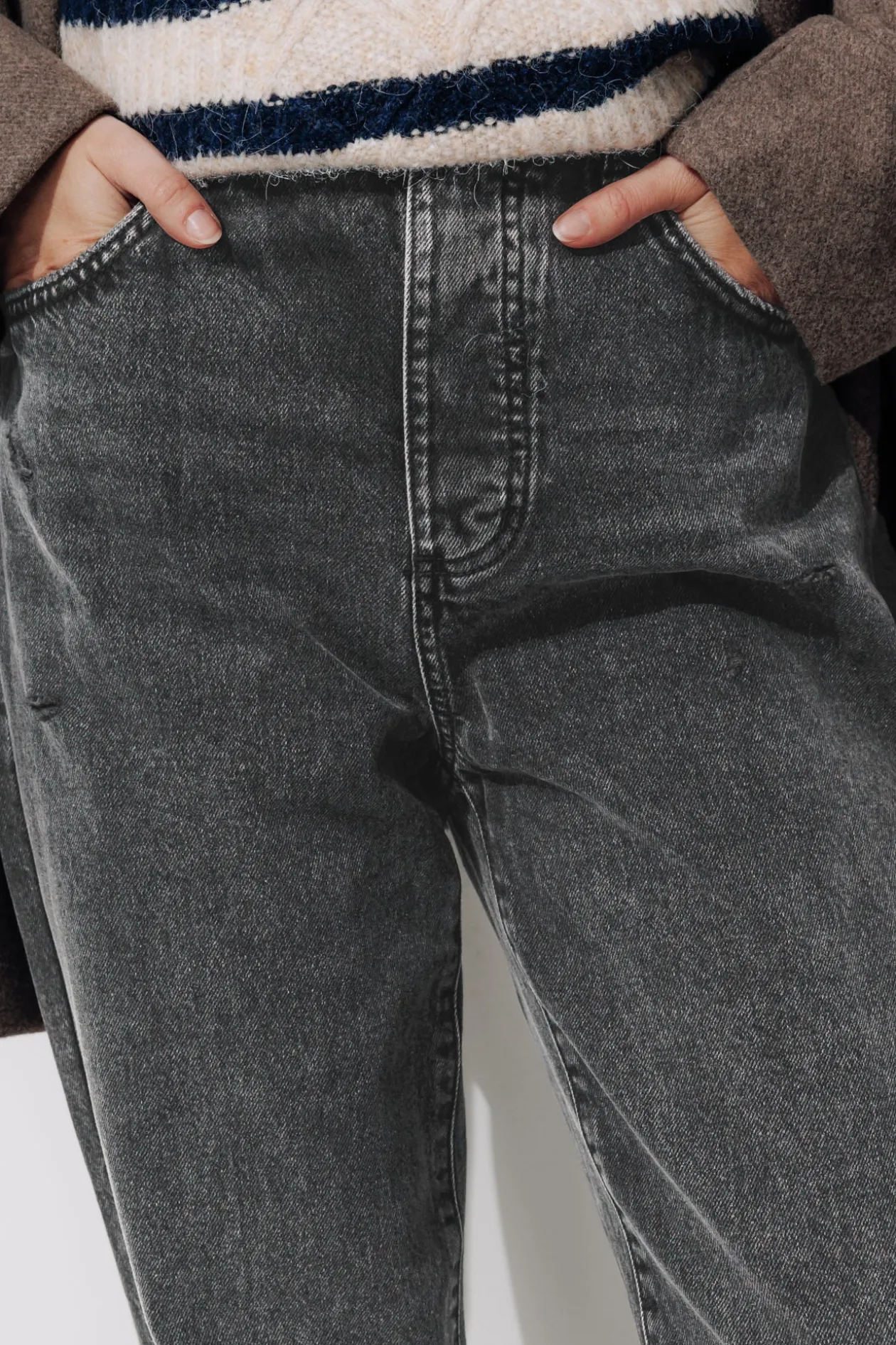 Promod Jean droit taille haute Femme - Noir Hot
