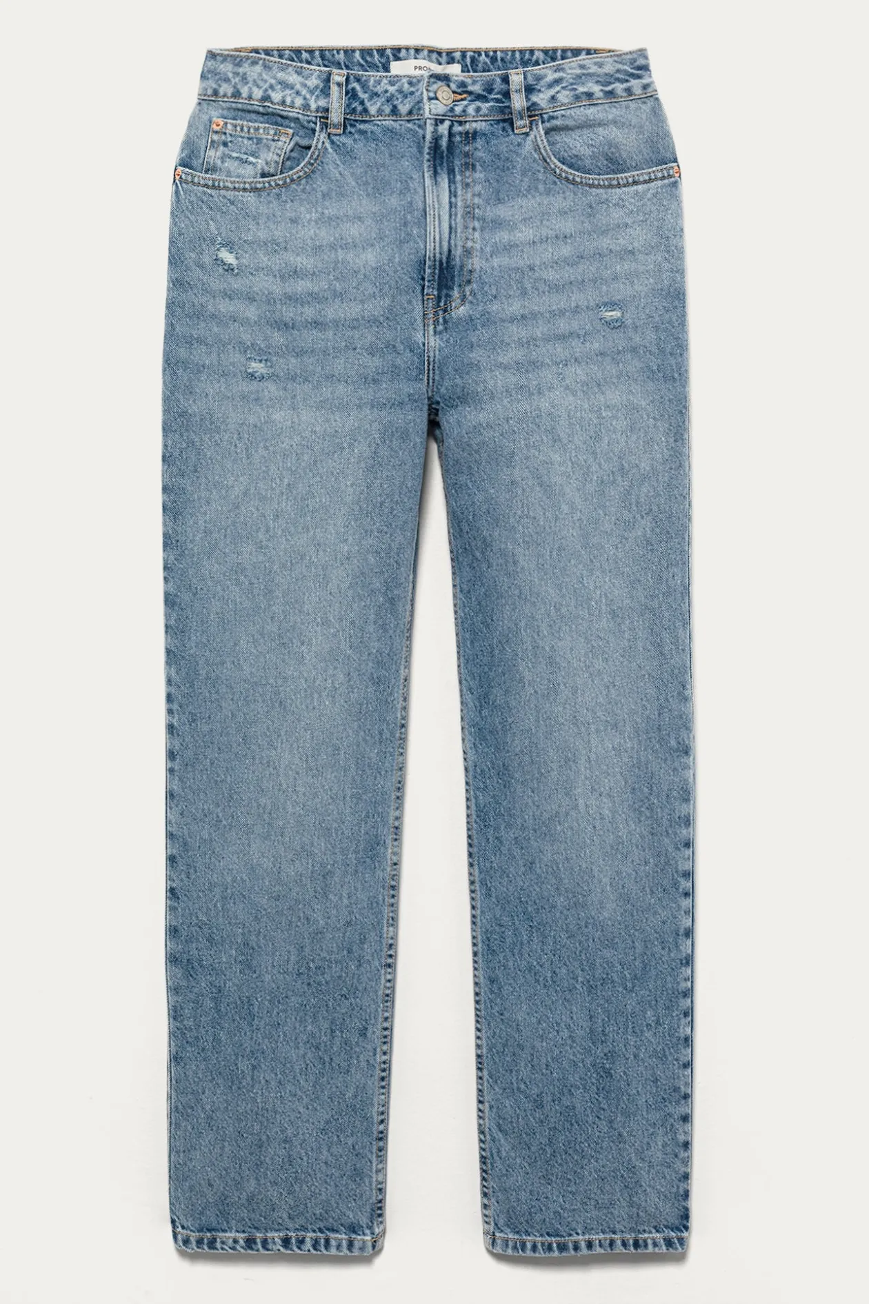 Promod Jean droit taille haute Femme - Jean clair Jeanclair Sale