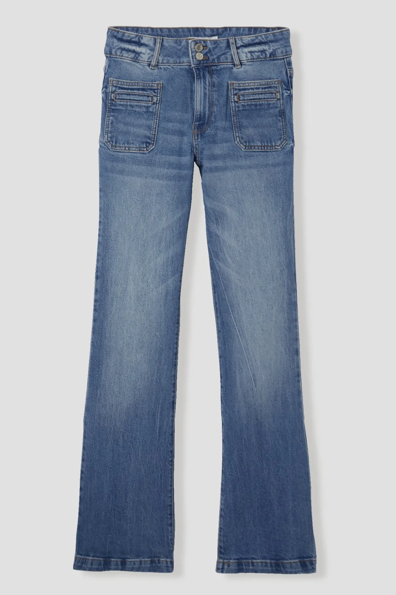 Promod Jean flare seventies Femme - Jean moyen Jeanmoyen Hot