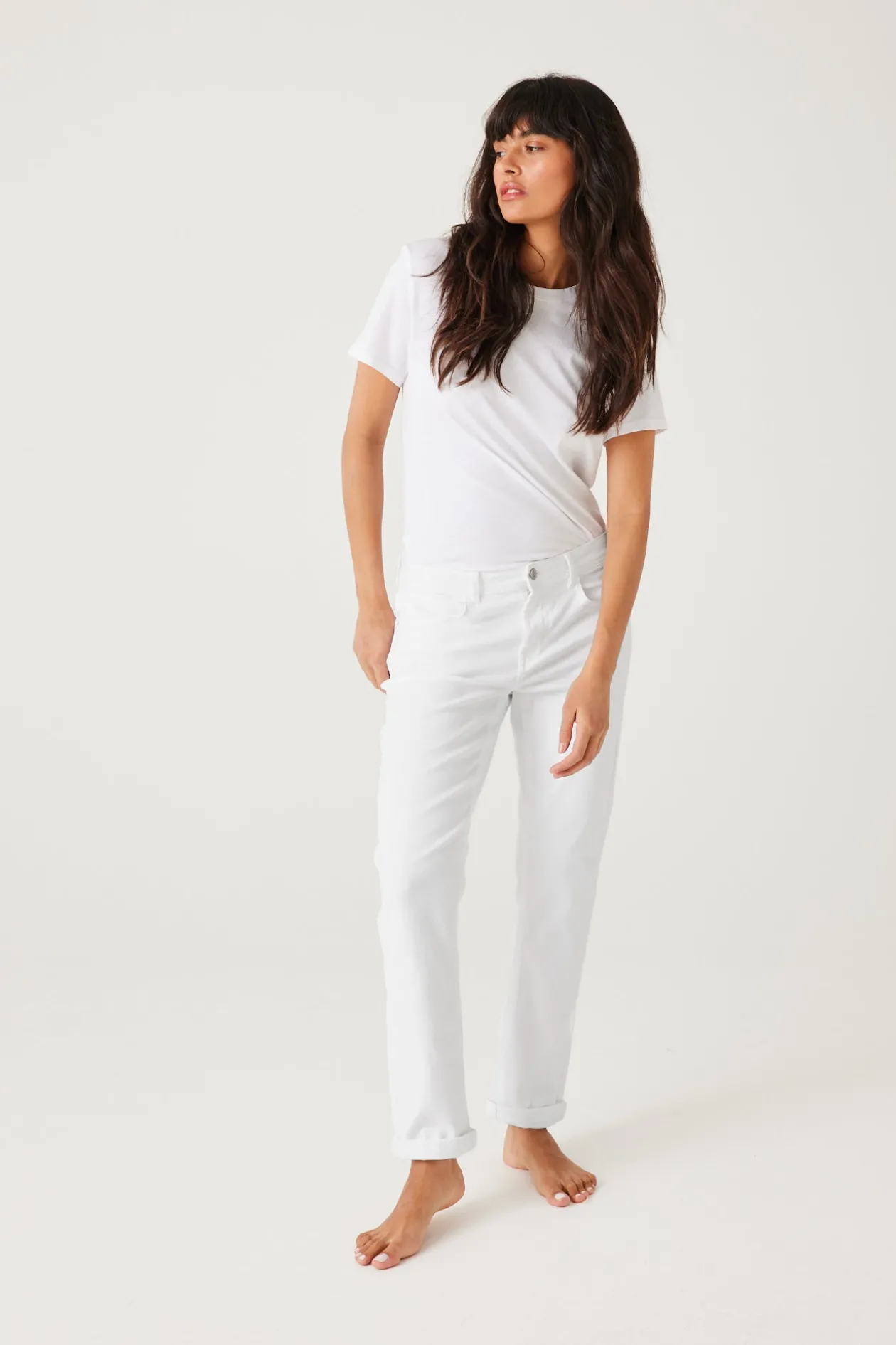 Promod Jean girlfriend LUCIEN - Blanc Fashion