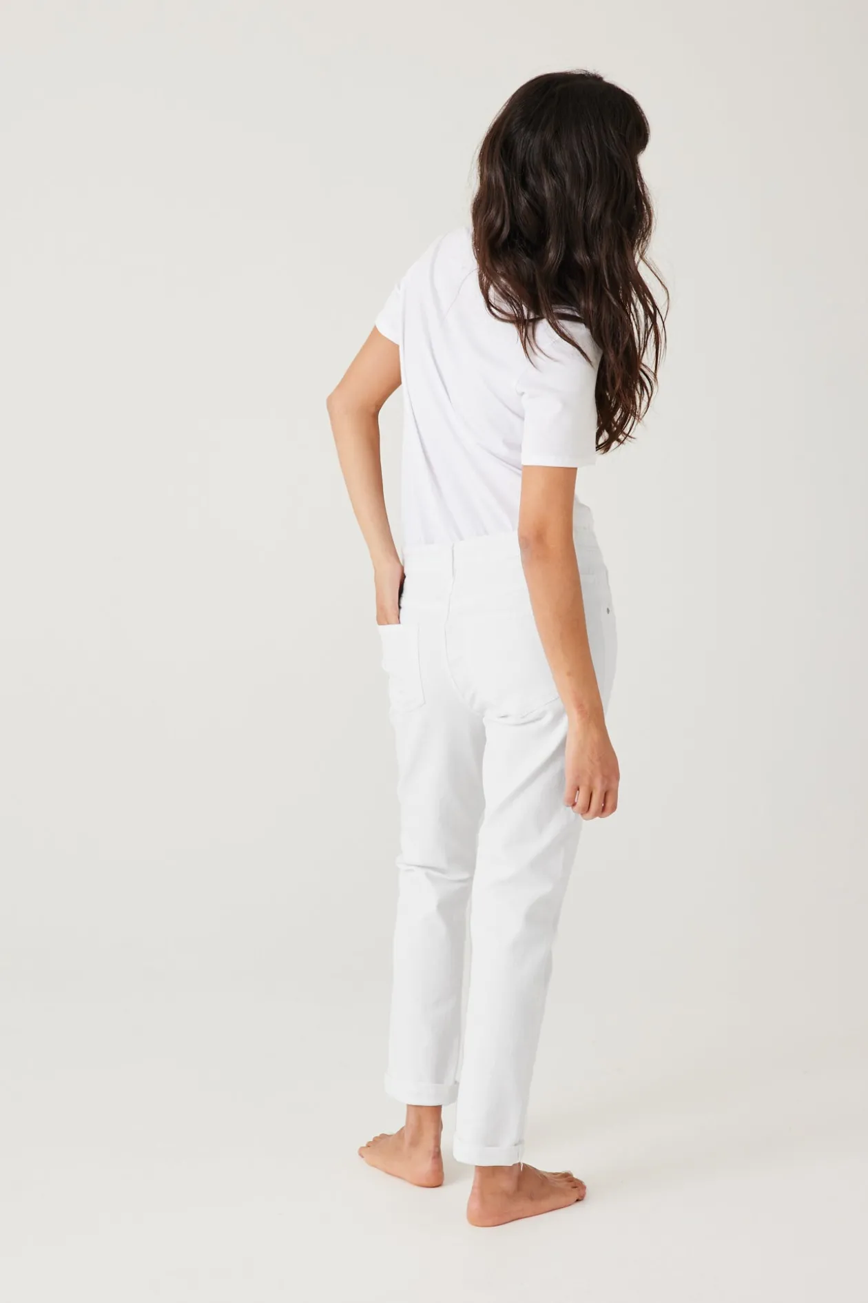 Promod Jean girlfriend LUCIEN - Blanc Fashion