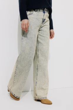 Promod Jean large blanchi teinté - Jean clair Jeanclair Outlet