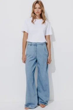 Promod Jean large et fluide Femme - Jean moyen Jeanmoyen Online