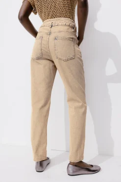 Promod Jean mom taille haute MARCEL - Rose Pâle RosePâle Best