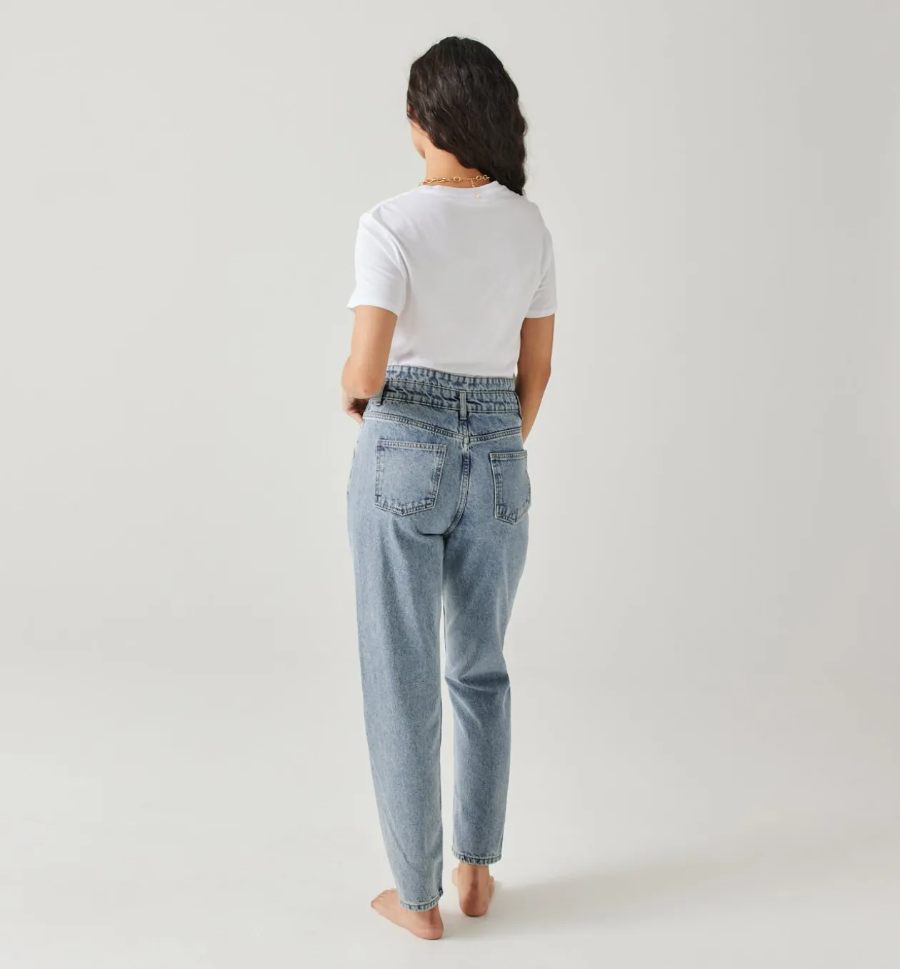 Promod Jean mom taille haute MARCEL - Jean clair Jeanclair Cheap