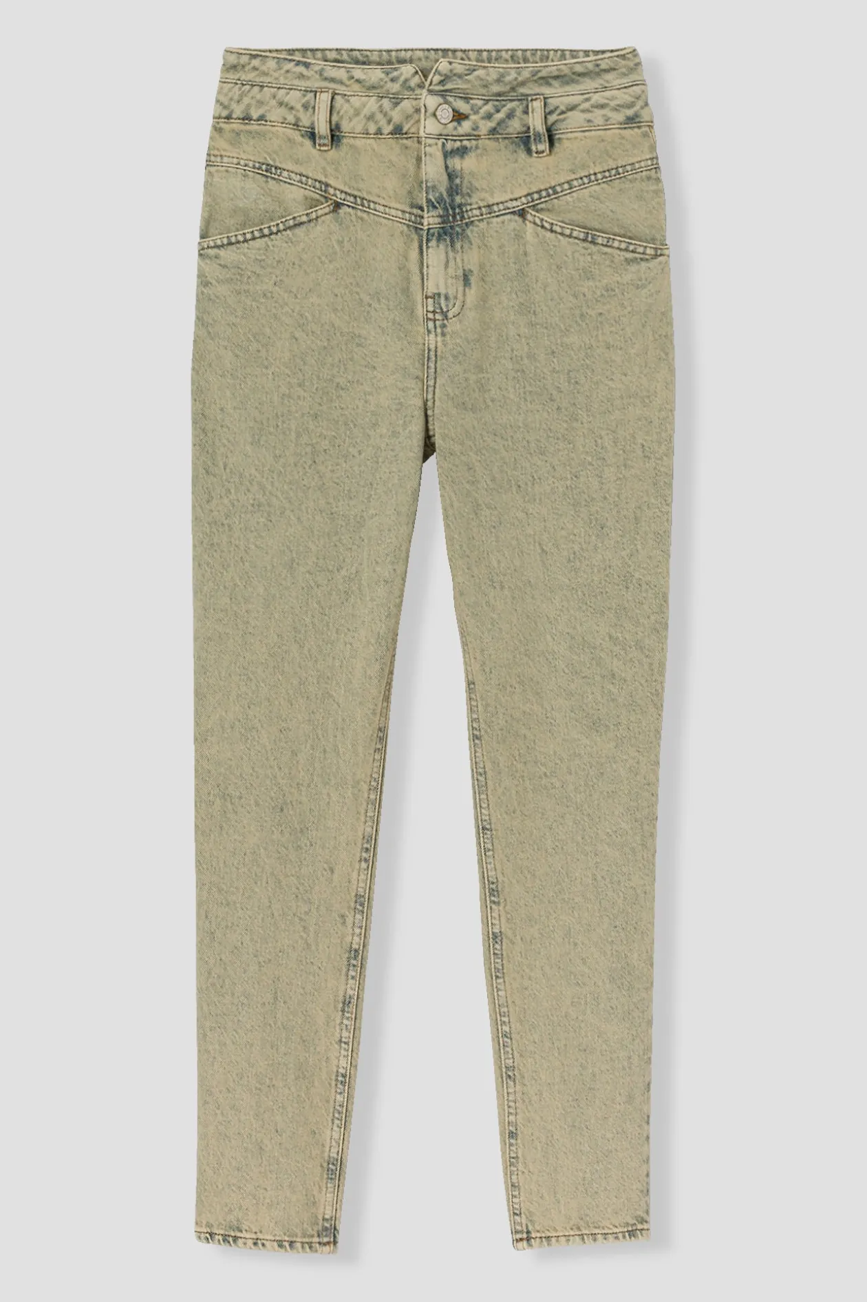 Promod Jean mom taille haute MARCEL - Sable Hot