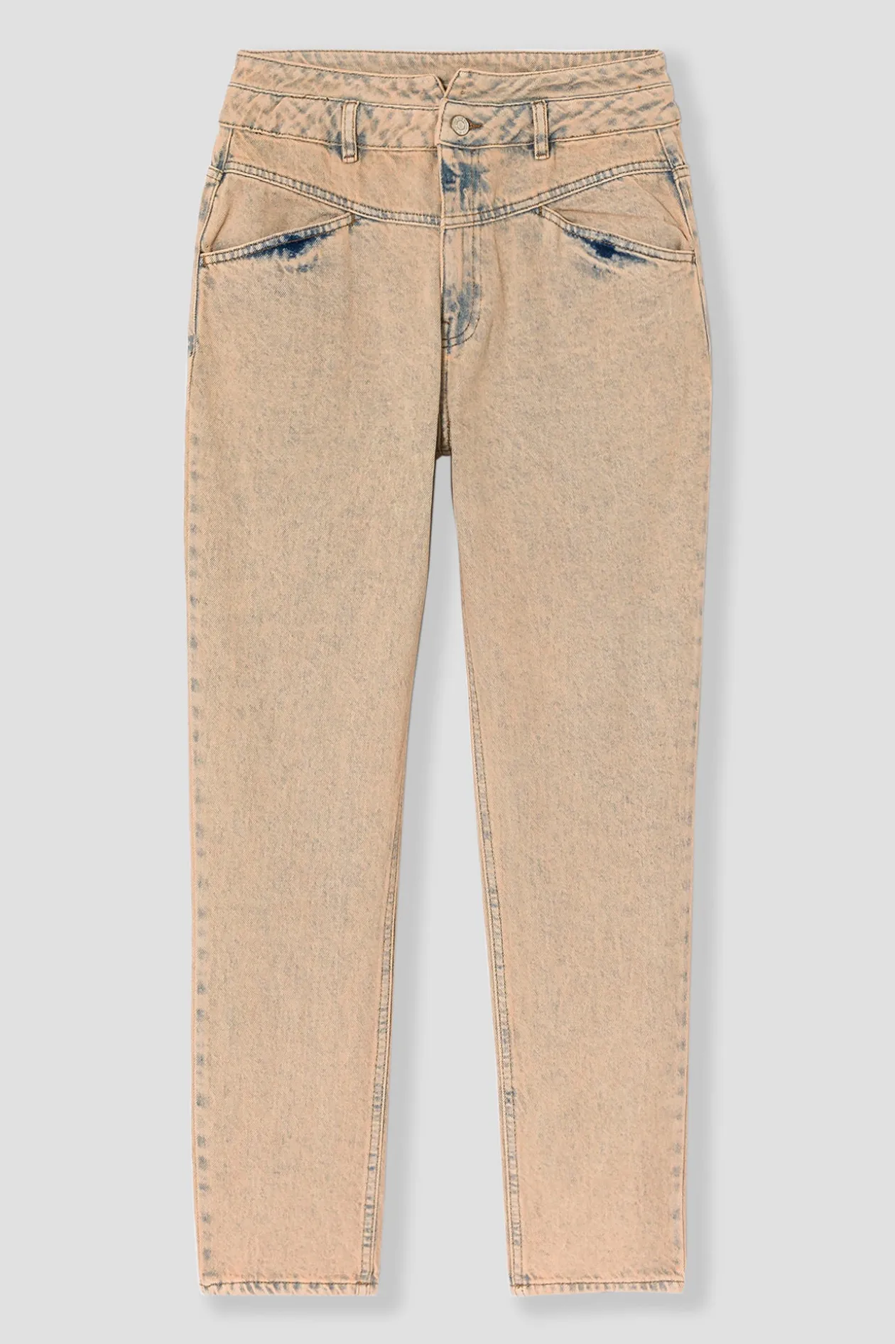 Promod Jean mom taille haute MARCEL - Rose Pâle RosePâle Best