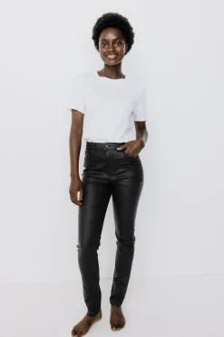 Promod Jean skinny enduit GASPARD - Noir New
