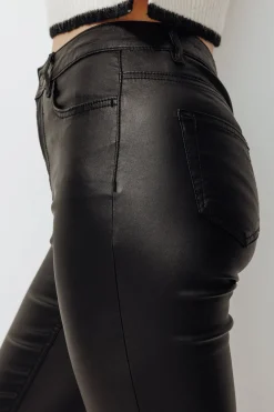 Promod Jean skinny enduit GASPARD - Noir Fashion