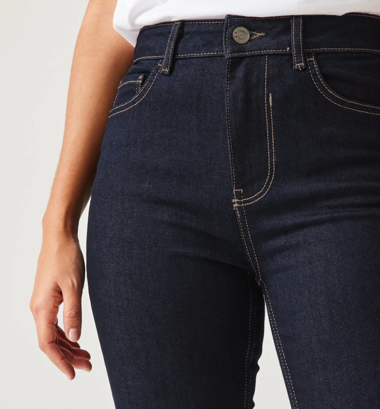 Promod Jean skinny Femme GASPARD - Jean rinse Jeanrinse Discount