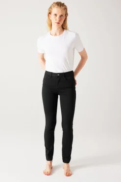 Promod Jean skinny push up ERNEST - Noir Discount