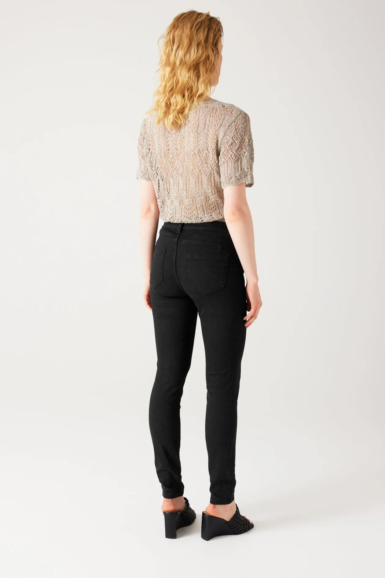 Promod Jean skinny push up ERNEST - Noir Discount